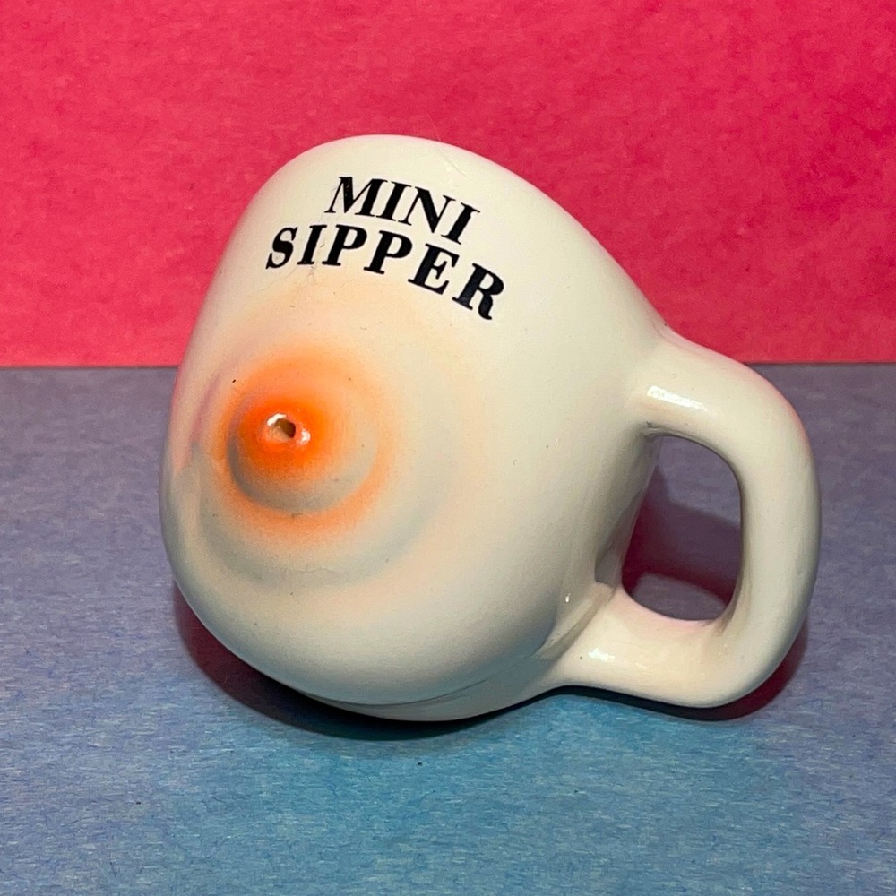 Rare Vintage Find!  "Mini Sipper" Mug from that wacky humor of eras ago!